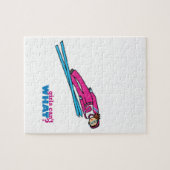 Womens Ski Jumping Legpuzzel (Horizontaal)