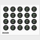 Womens Skibidi Rizzmas 67 Six Seven Meme Ugly Chri Ronde Sticker (Vel)