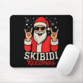Womens Skibidi Rizzmas Christmas Rizz Santa Claus  Muismat (Met muis)