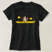 Womens Sloth Kayak team onthutst ons dat we er zul T-shirt (Design voorkant)