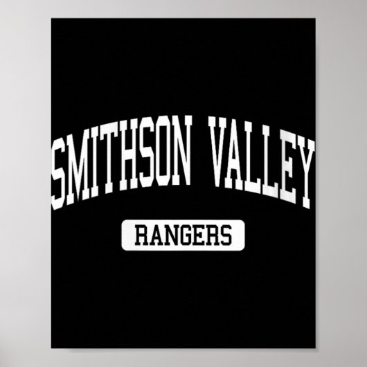 Womens Smithson Valley Hs New Braunfels Tx Varsity Poster (Voorkant)