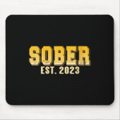 Womens Sober Est 2023 Recovery Journey Pride Miles Muismat (Voorkant)