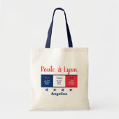 Women's Soccer Road to Lyon Merci France 2019 Vere Tote Bag (Voorkant)