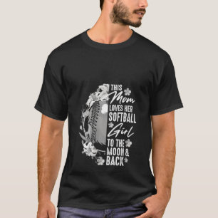 Womens Softball Mam Vrouwen Pitcher Catcher Girls T-shirt