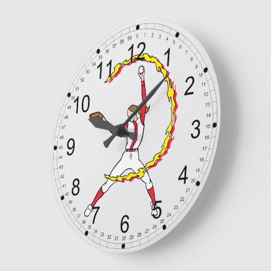 Womens Softball Pitcher Grote Klok (Hoek)