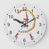 Womens Softball Pitcher Grote Klok (Voorkant)