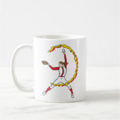 Womens Softball Pitcher Koffiemok (Links)