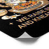 Womens Soky Biscuits Club Halloween Baking Bakery  Poster (Hoek)