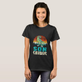 Womens Sonsaurus T Rex Dinosaur Funny Son Saurus F T-shirt (Voorkant volledig)