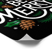 Womens Soon To Be Merry'd Christmas Engaged Fiance Poster (Hoek)