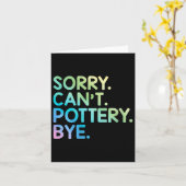 Womens Sorry Can't Ttery Bye Funny Ttery Teacher M Kaart (Gele Bloem)