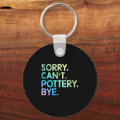 Womens Sorry Can't Ttery Bye Funny Ttery Teacher M Sleutelhanger (Voorkant)