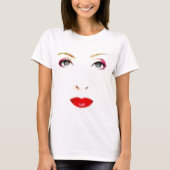 Womens Sparse Beauty T-shirt (Voorkant)