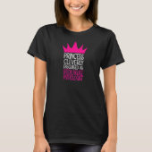 Womens Speech Language Pathologist Princess SLP Sp T-shirt (Voorkant)