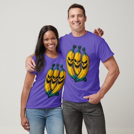 Womens Spooky Bananas Tropical Fruit Summer Hallow T-shirt (Unisex)