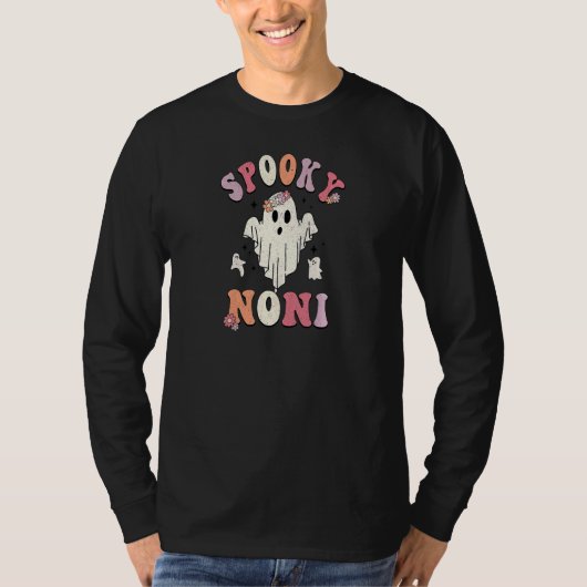 Womens Spooky Noni  Cute Ghost Noni Halloween T-shirt (Voorkant)