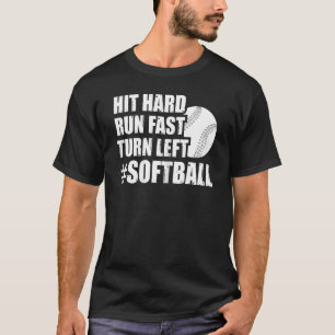 Womens Sport Grafische kaart Harde run Snel links T-shirt