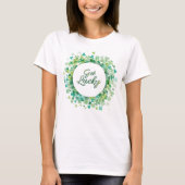 Womens St. Patricks Clover T-Shirt (Voorkant)