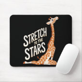 Womens Stretch Toward The Galaxy Sitive Yoga Giraf Muismat (Met muis)