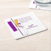 Women's Suffrage Kartonnen Onderzetters (Schuin)