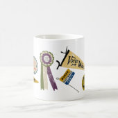 Womens Suffrage Movement Memorabilia Collage afdru Koffiemok (Center)