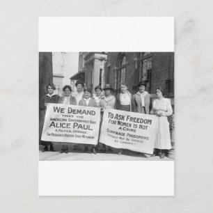 Women's Suffrage Pickets, 1917 Briefkaart