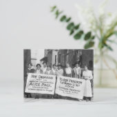 Women's Suffrage Pickets, 1917 Briefkaart (Staand voorkant)