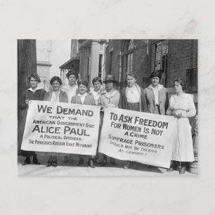 Women's Suffrage Pickets, 1917 Briefkaart