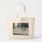 Women's Suffrage Pickets, 1917 Grote Tote Bag (Voorkant)