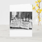 Women's Suffrage Pickets, 1917 Kaart (Gele Bloem)