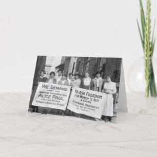 Women's Suffrage Pickets, 1917 Kaart