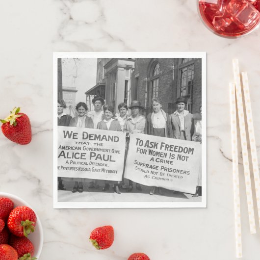 Women's Suffrage Pickets, 1917 Servet (Insitu)