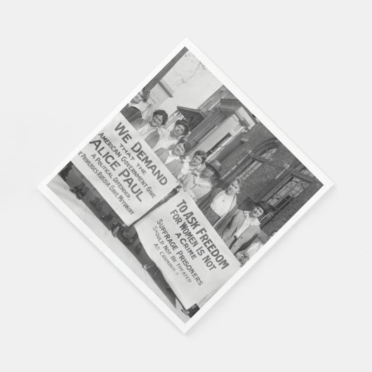 Women's Suffrage Pickets, 1917 Servet (Hoek)