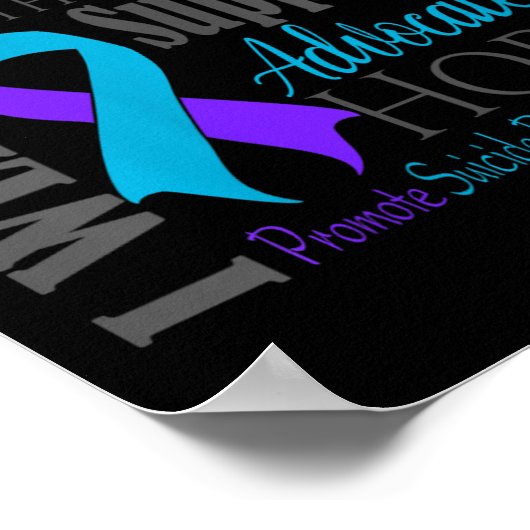 Womens Suicide Prevention Awareness V-neck  Poster (Hoek)