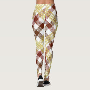 Women's Summer Gingham Checked geruite kleding Leggings