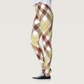 Women's Summer Gingham Checked geruite kleding Leggings (Links)