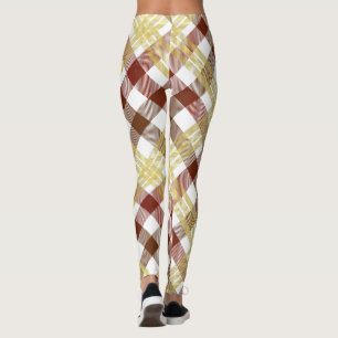 Women's Summer Gingham Checked geruite kleding Leggings