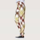 Women's Summer Gingham Checked geruite kleding Leggings (Links)