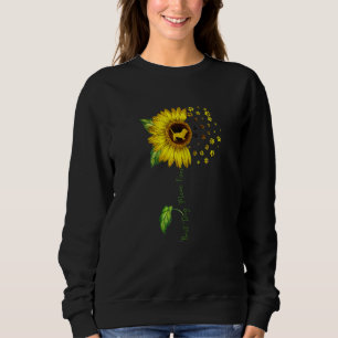 Womens Sunflower Best Dog Mom Ever Basset Hound D Trui