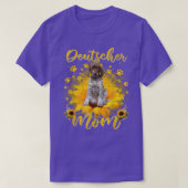 Womens Sunflower German Shorthaired Pointer Mam Do T-shirt (Design voorkant)