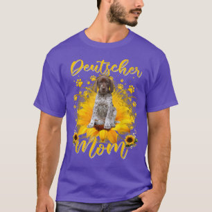 Womens Sunflower German Shorthaired Pointer Mam Do T-shirt