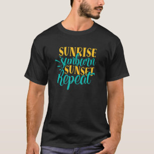 Womens Sunrise Sunburn Sunset Repo T-shirt