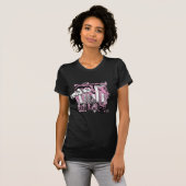 Womens Super Bob Pink T-shirt (Voorkant volledig)