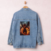 Womens superman Print ontwerp Custom Denim jas Denim Jacket (Hangar)