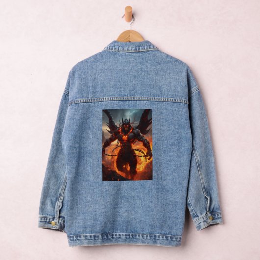 Womens superman Print ontwerp Custom Denim jas Denim Jacket (Hangar)