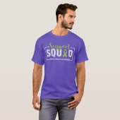 Womens Support Squad Mental Health Awareness Green T-shirt (Voorkant volledig)