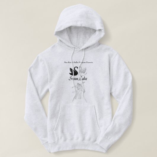 Womens Swan Lake Hoodie (Design voorkant)