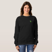 Womens sweatshirt - Alien vuurwerk + 30e zegel (Voorkant volledig)