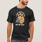 Womens Sweet Potato Vegetable  Dog Owner T-shirt (Voorkant)