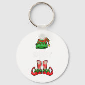 Womens Sy Elf Christmas Family Matching Group V Sleutelhanger (Voorkant)